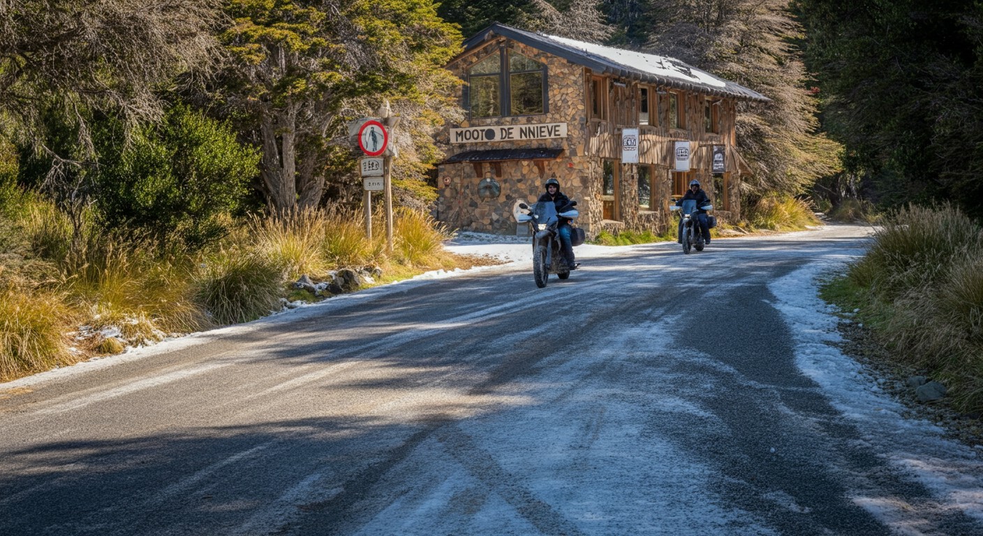 Moto de nieve en Bariloche
