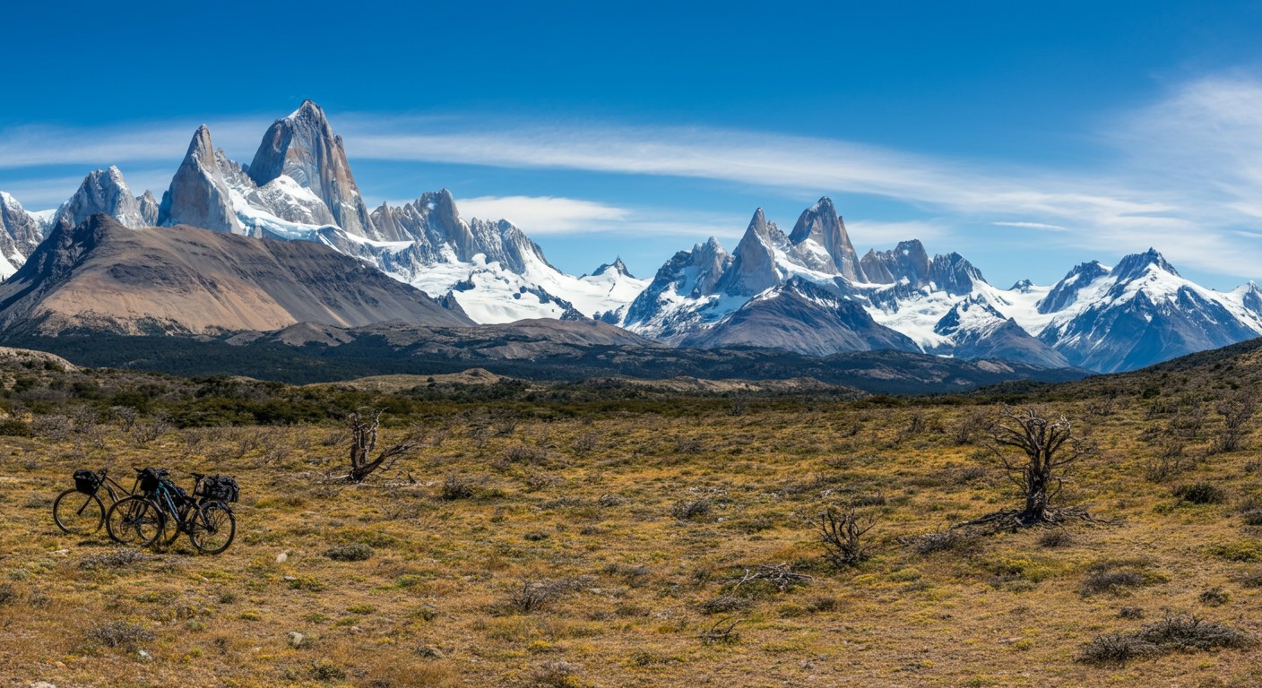 Voo de avião em El Chaltén