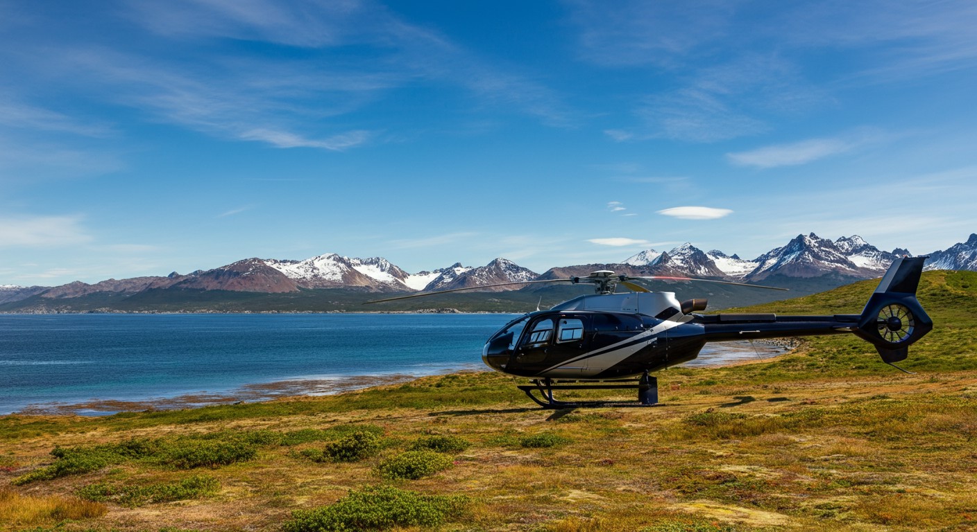 Hubschrauberflüge über Ushuaia