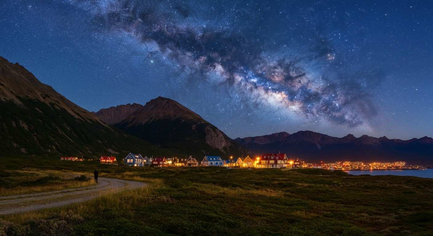 Observando as estrelas em Ushuaia