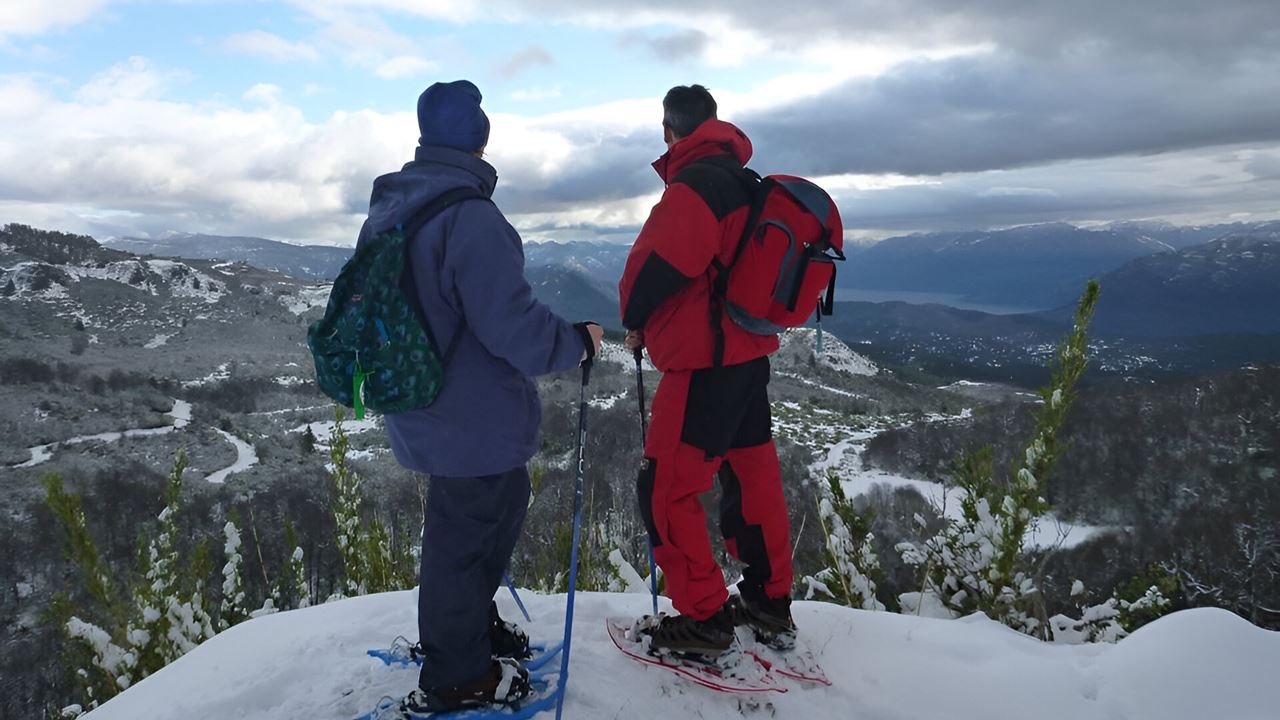 Randonnée En Raquettes À Neige Dans La Valle Escondido foto 4