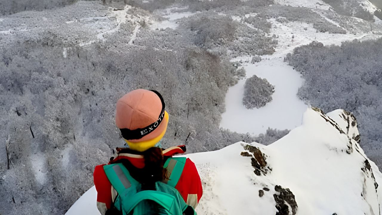 Randonnée En Raquettes À Neige Dans La Valle Escondido foto 2