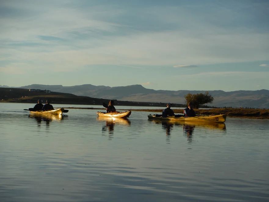 Kajak Auf Dem Argentino-see foto 6