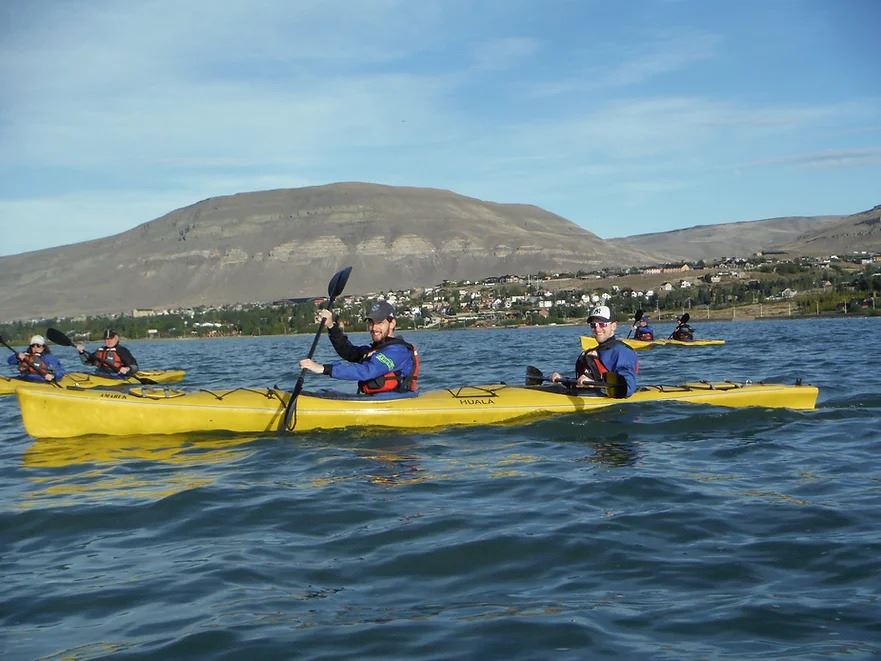 Kajak Auf Dem Argentino-see foto 3