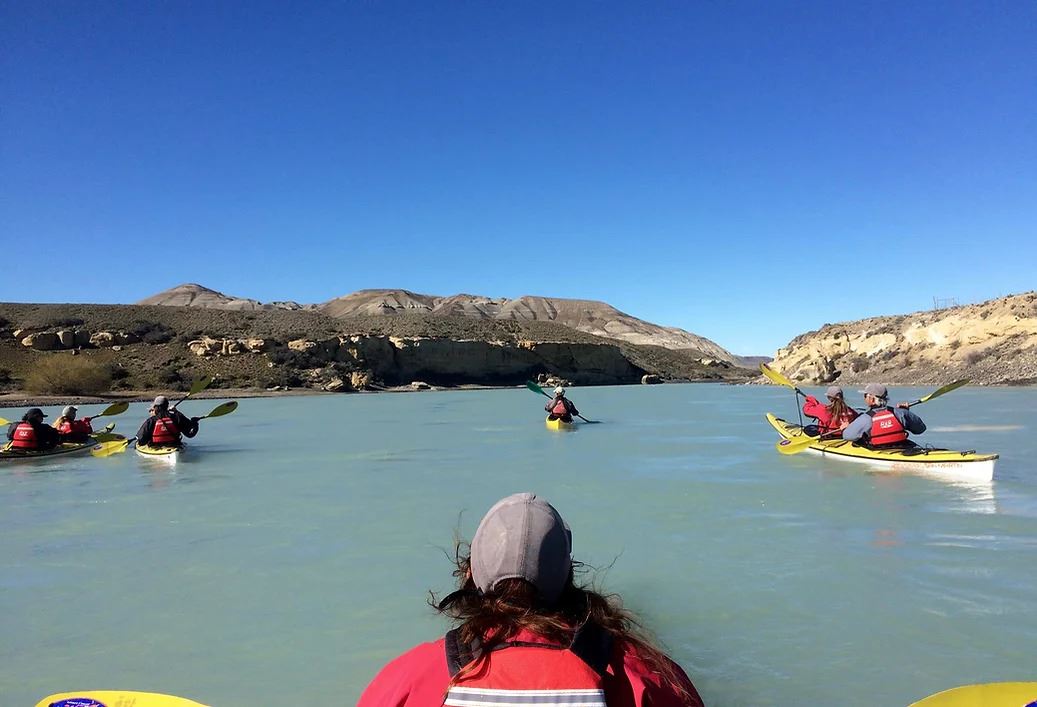 Kajak Auf Dem Argentino-see foto 2