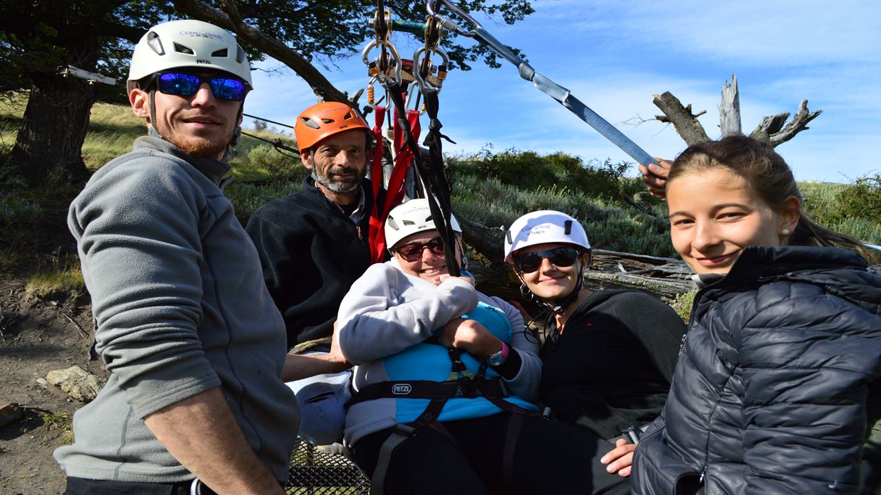 Seilrutsche Auf Dem Cerro Frias foto 3