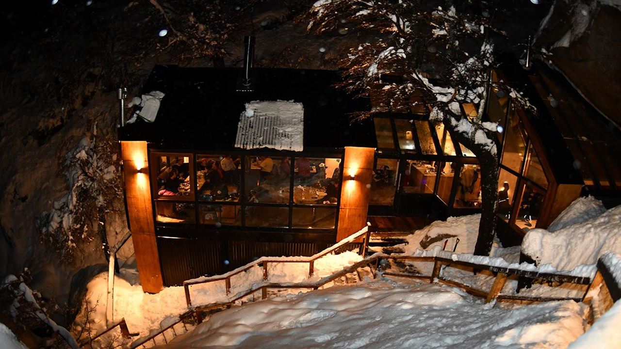 Nächtliche Schneedurchquerung Und Abendessen Im Cerro Catedral foto 9