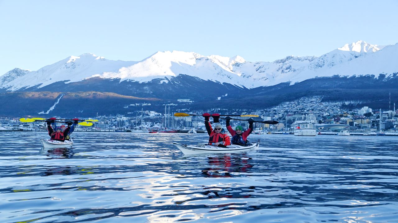 Expérience Kayak De 3 Heures Avec Snack À Ushuaia foto 1