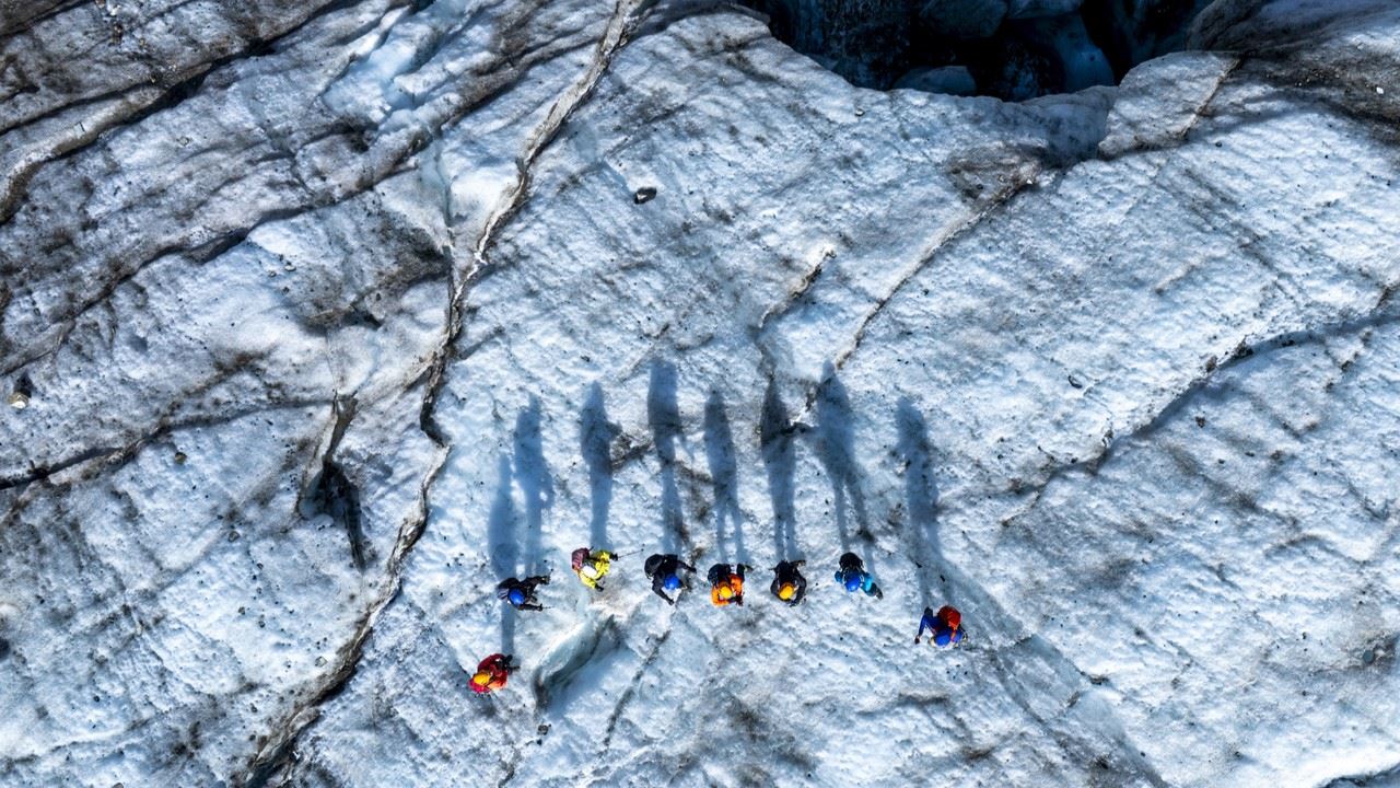 Ice Trekking On The Martial Glacier foto 1
