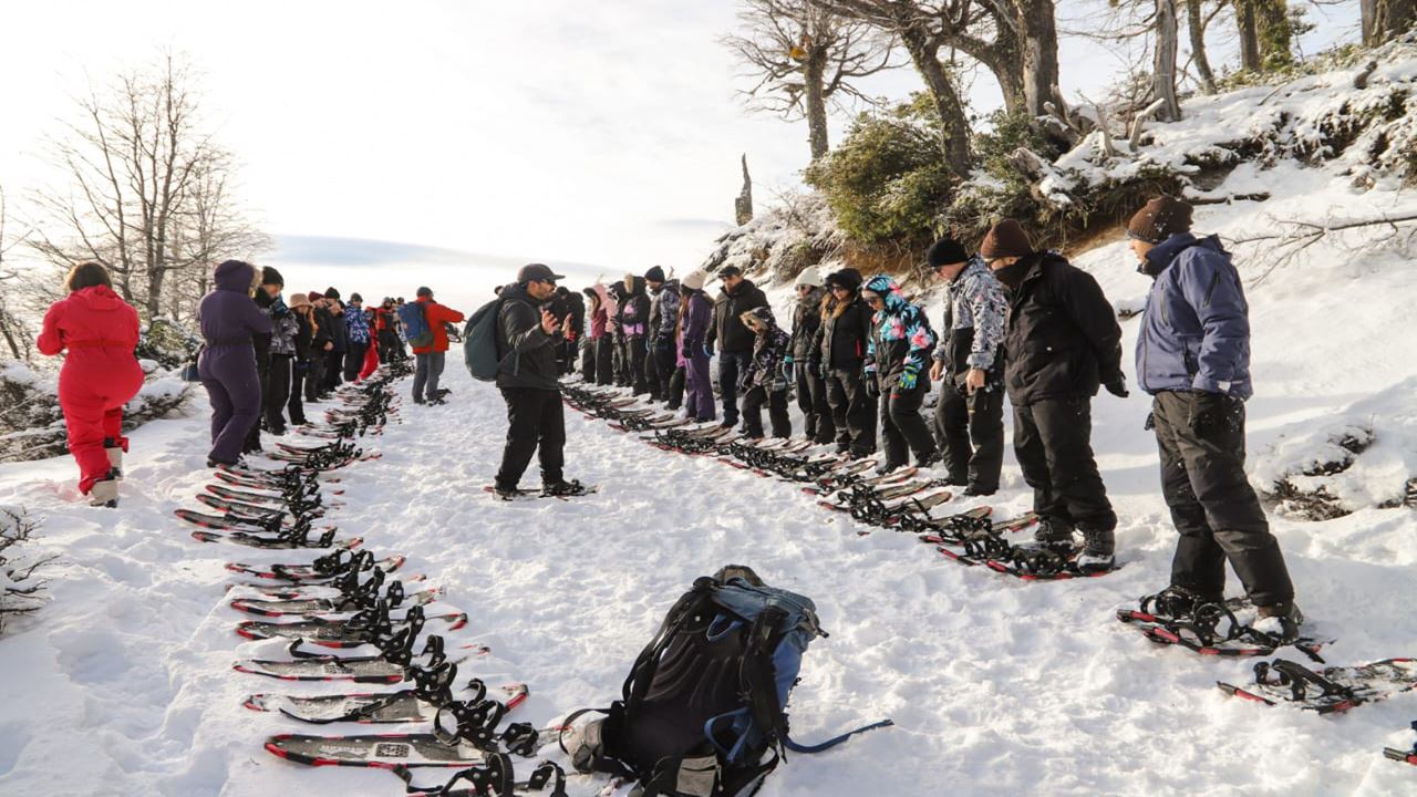 Schneeschuhwandern Und Fondue-wanderung In Cerro Lopez foto 9