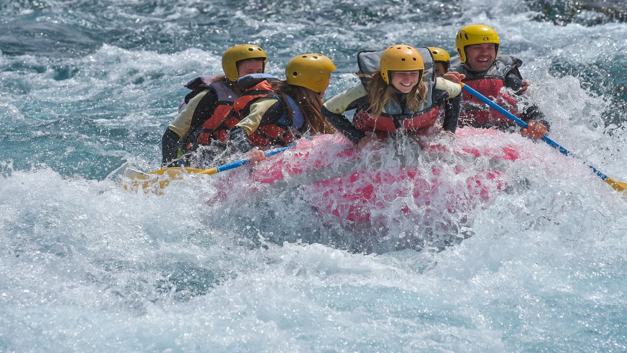 Rafting Auf Dem Chimehuin-fluss