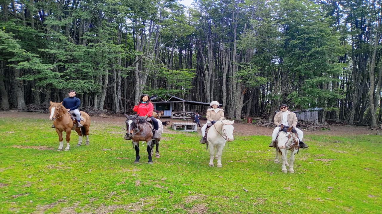 Horseback Riding Through Lago Escondido