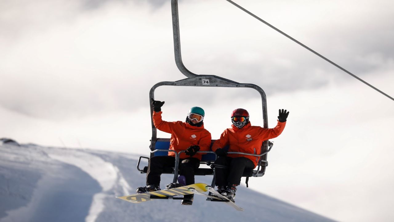 Snowboardtag Am Cerro Catedral